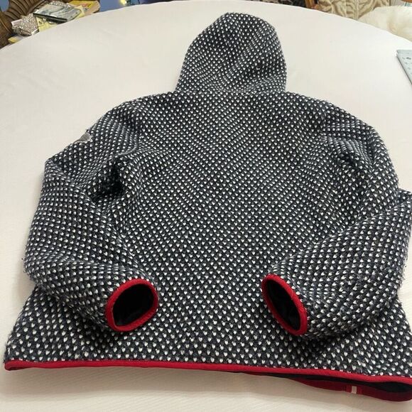 Almgwand Navy Blue Black White Wool Jacket Size 20 Fits Small - Picture 9 of 11